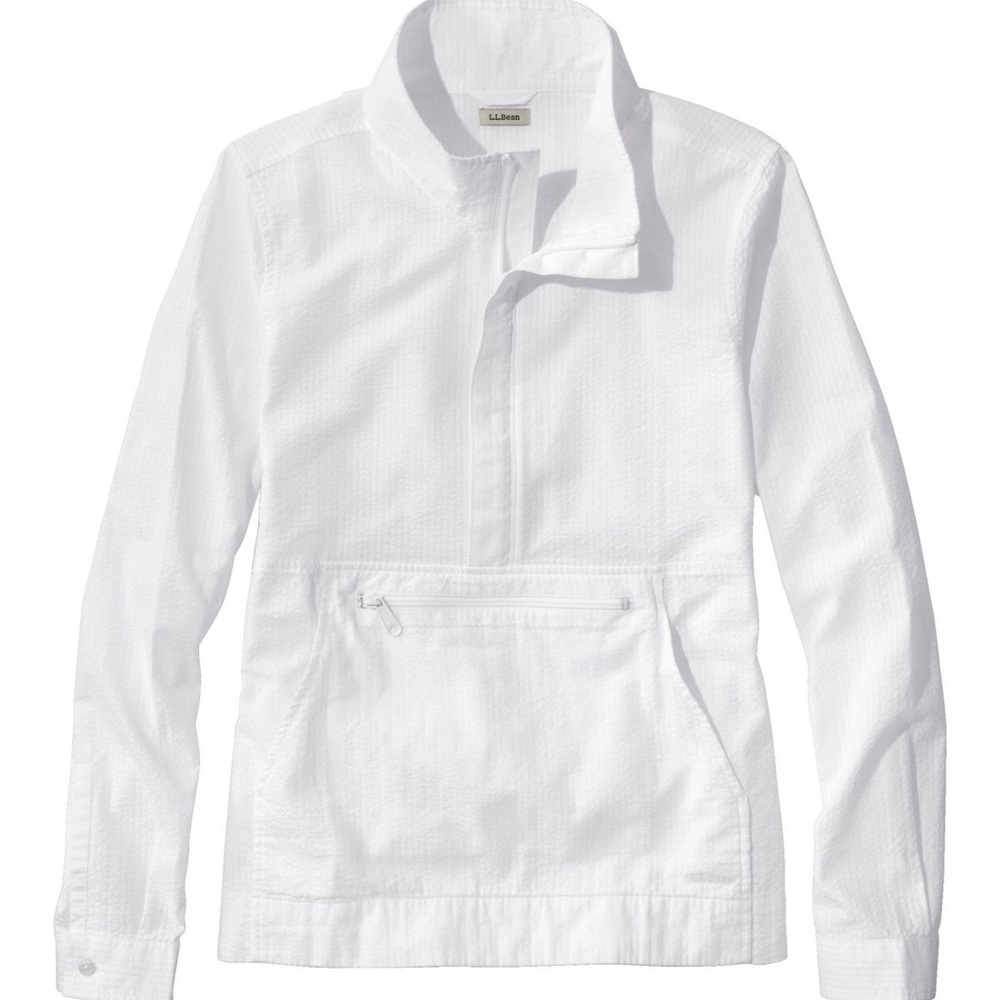 LL Bean seersucker anorak